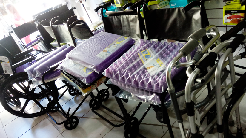 Cadeiras de rodas e assentos antiescaras